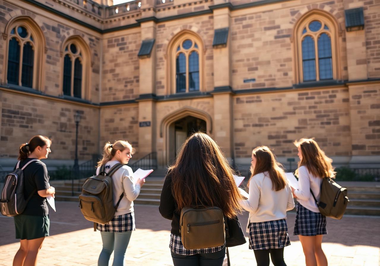 Secondary students on a Sydney History Tours excursion